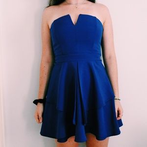 Cobalt Blue Prom Dress